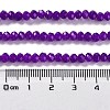 Baking Painted Imitation Jade Glass Bead Strands DGLA-A034-J4MM-A27-3