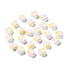 Tricolor Opaque Resin Cabochons LS-CRES-P029-C03-1
