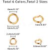 Open Jump Rings Brass Jump Rings KK-PH0036-37-2