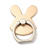 Zinc Alloy Rabbit Cell Phone Holder Stand Findings AJEW-G035-06G-1