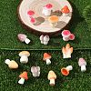 40Pcs 8 Styles Mushroom Themes Resin Display Decorations DJEW-YW0010-11-4