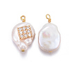 Natural Cultured Freshwater Pearl Pendants PEAR-L027-22A-2