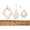 Natural Wood Big Pendants DIY-TA0008-66-21