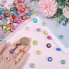 120Pcs 4 Styles Opaque Acrylic European Beads OACR-SC0002-73-3