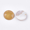 Spray Paint Freshwater Shell Cabochons SHEL-S276-09-2