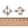 Alloy Enamel Chandelier Component Links ENAM-EA9734Y-6-4