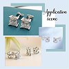 925 Sterling Silver Ear Nuts STER-BBC0009-09-6