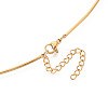 304 Stainless Steel Torques Necklaces NJEW-N061-01G-3