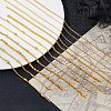 12Pcs 2 Styles Alloy Chains MRMJ-DC0001-10G-4