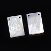 Natural White Shell Pendants SSHEL-D083-29A-2