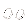 Double Nose Ring for Single Piercing AJEW-C010-02P-03-2