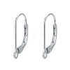 925 Sterling Silver Leverback Earrings Findings STER-M017-01S-1