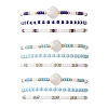 9Pcs 9 Styles Glass Seed Beads Stretch Bracelets for Women BJEW-MZ00345-3