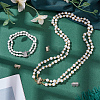 4Pcs 2 Colors Brass Micro Pave Clear Cubic Zirconia Slide Lock Clasps DIY-PH0033-43-4