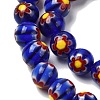 Round Millefiori Glass Beads Strands LK-P002-26-3