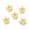 Brass Enamel Beads KK-B023-03G-2