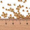 Rack Plating Brass Round Spacer Beads X1-KK-I601-3mm-G-RS-3
