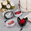 4Pcs 2 Colors Oval Transparent PVC Mini Cable Organizer Zipper Bags AJEW-PH0012-02-5