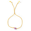 Flower Resin Beaded Slider Bracelets for Women SL9741-4-1