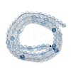 Natural Aquamarine Beads Strands G-A276-C09-4mm-01-3