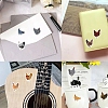 500Pcs/Roll Cartoon Hen Paper Stickers PW-WG33886-01-3