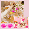 24Pcs Plastic & Iron & Acrylic Fascinator Hat for Doll DIY-PH0035-40-5