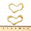304 Stainless Steel Nuggets Stud Earrings EJEW-U069-01G-3