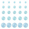 100Pcs 5 Styles Opaque Acrylic Beads MACR-TADJ0001-12E-1
