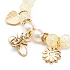 Acrylic Imitation Pearl Stretch Bracelet BJEW-JB08447-01-5