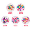  75Pcs 5 Style Opaque Acrylic/Resin Beads DIY-TA0004-29-5