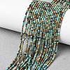 Natural African Turquoise(Jasper) Beads Strands X-G-K366-G01-2mm-1