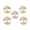 Ion Plating(IP) 201 Stainless Steel Pendant STAS-B027-13G-2
