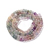 Gradient Color Natural Colorful Fluorite Beads Strands G-NH0034-A02-01-4