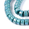 AB Color Plated Opaque Glass Beads Strands GLAA-T026-3x6mm-P08-3