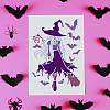 MAYJOYDIY US 1Pc Halloween PET Hollow Out Drawing Painting Stencils DIY-MA0003-83B-6