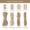 4 Bundles 4 Styles 
Natural Jute Cord OCOR-MP0001-03-4