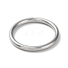 304 Stainless Steel Simple Plain Band Finger Ring for Women Men RJEW-F152-01A-P-2