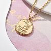 304 Stainless Steel Constellation Pendant Necklaces LS-NJEW-K392-01G-04-2
