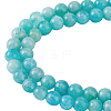 2 Strands Natural Amazonite Round Beads Strands G-HY0001-22-1