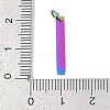 Ion Plating(IP) 304 Stainless Steel Pendants STAS-I311-14C-RC-3