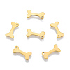 Ion Plating(IP) 201 Stainless Steel Charms STAS-N098-121LG-2