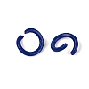 Spray Painted Iron Open Jump Rings IFIN-T017-04C-03-2