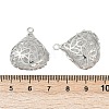 Brass with Clear Cubic Zirconia Pendants KK-G532-22P-3