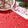 500Pcs Christmas Themed Glass Beads GLAA-YWC0004-05-2