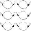 201 Stainless Steel Wire with Plastic Frame Lock for Motorbike AJEW-WH20006-81B-1