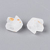 Frosted Transparent Acrylic Beads FACR-T009-01J-3