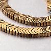 Electroplate Non-magnetic Synthetic Hematite Bead Strands G-F300-19-03-1