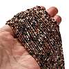 Natural & Synthetic Mixed Gemstone Beads Strands LS-G-RM2025-A16-2mm-A-1
