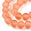 Transparent Glass Bead Strands LS-GLAA-S031-10mm-33-1-3