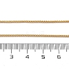 1.5mm Rack Plating Brass Box Chain Adjustable Slider Necklaces for Women Men MAK-L044-05G-5